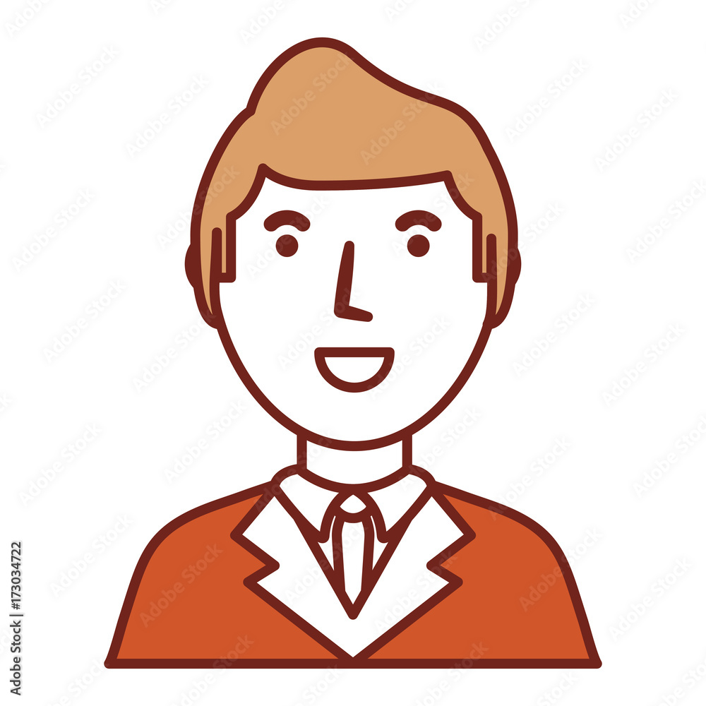 cartoon lawyer icon over white background vector illustration