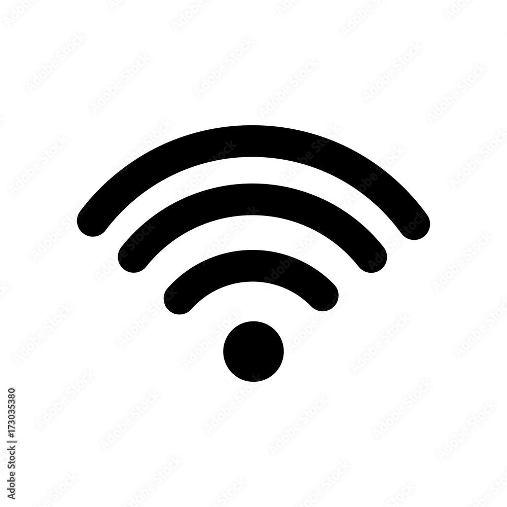 wireless internet signal icon vector wireless internet signal icon vector