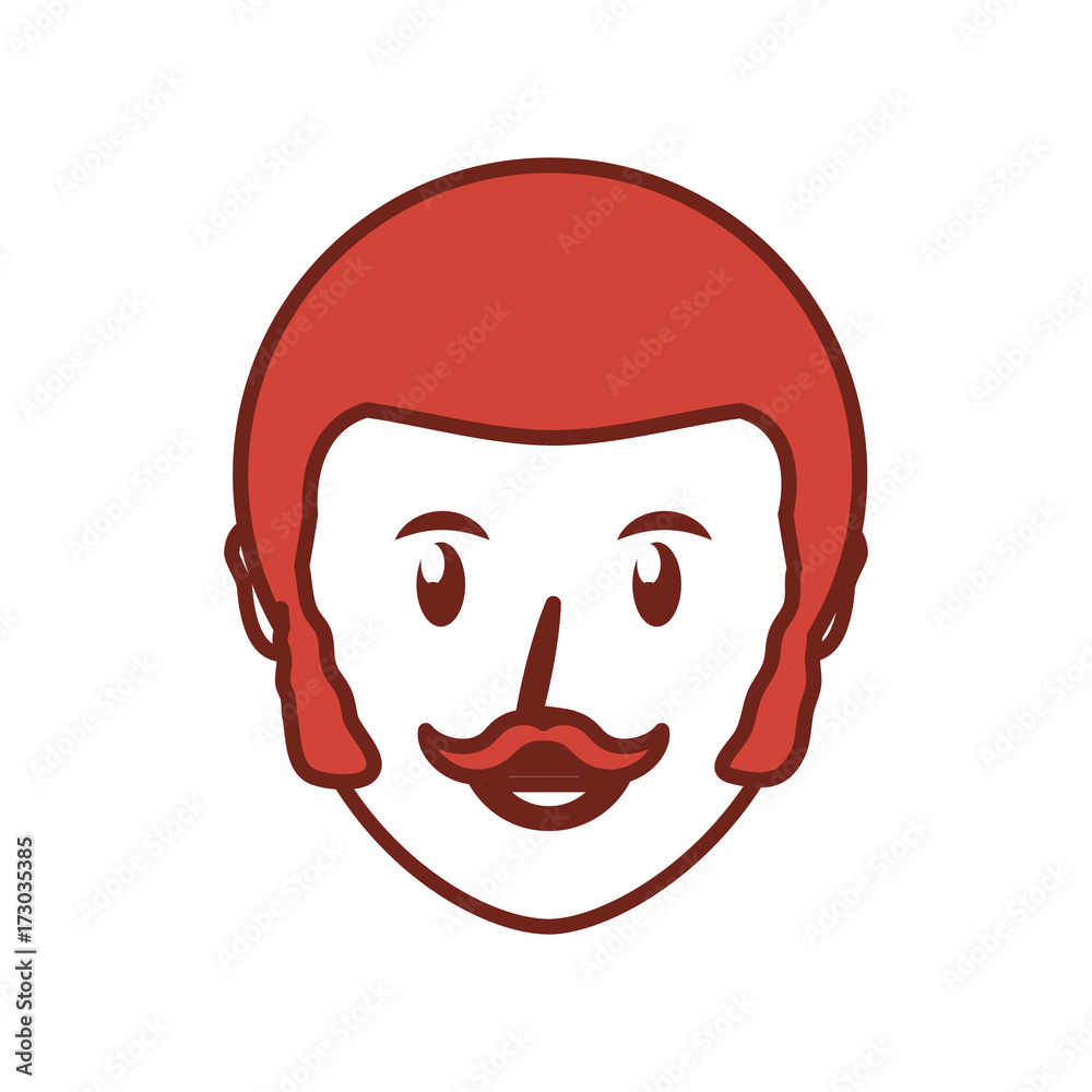 cartoon man face icon over white background colorful design vector illustration cartoon man face icon over white background colorful design vector illustration