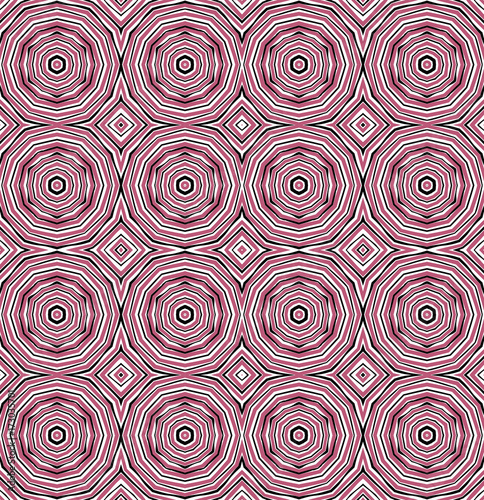 Seamless striped vector pattern. Vintage colored decorative repainting background with tribal and ethnic motifs. Abstract geometric roughly hatched shapes colored with hand drawn brush stokes.