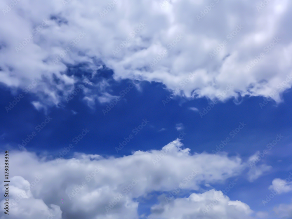 Fototapeta premium blue sky with cloud in sunny day