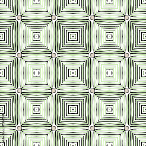 Seamless striped vector pattern. Vintage colored decorative repainting background with tribal and ethnic motifs. Abstract geometric roughly hatched shapes colored with hand drawn brush stokes.