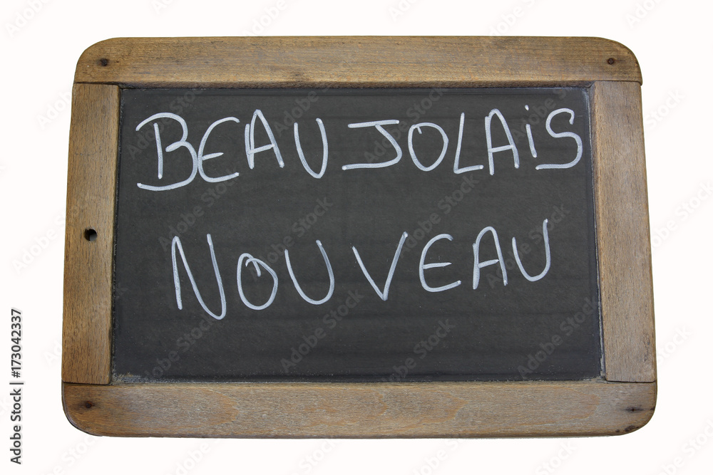 Fototapeta premium ardoise beaujolais nouveau