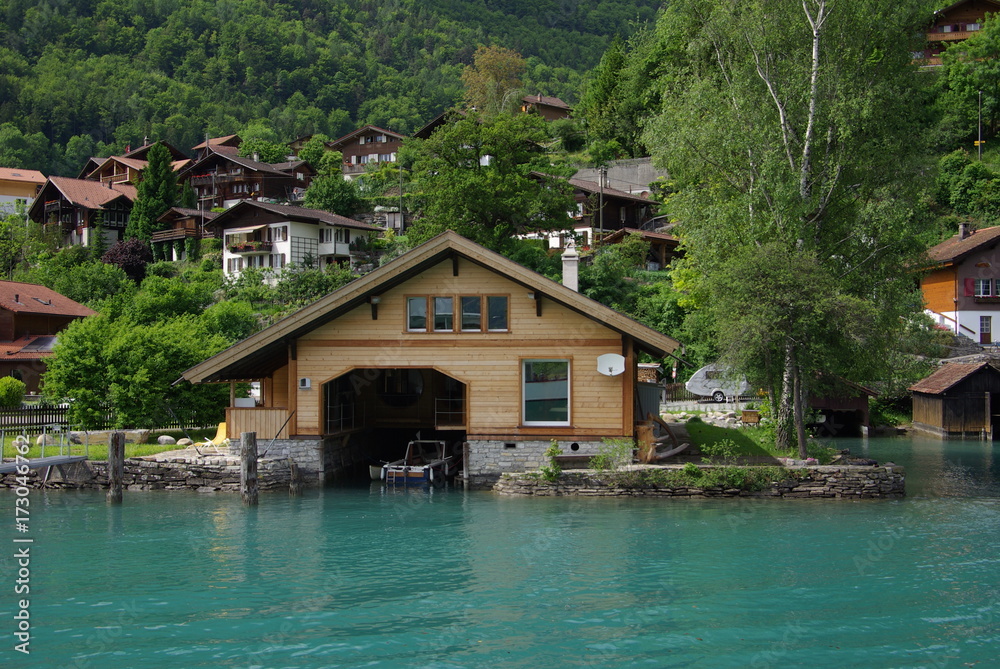 Naklejka premium ブリエンツ湖のクルージング