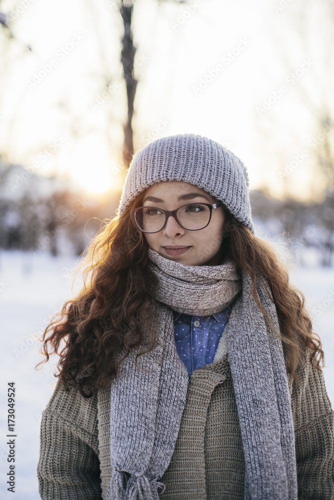 Portrait of beautiful young woman Portrait of beautiful young woman