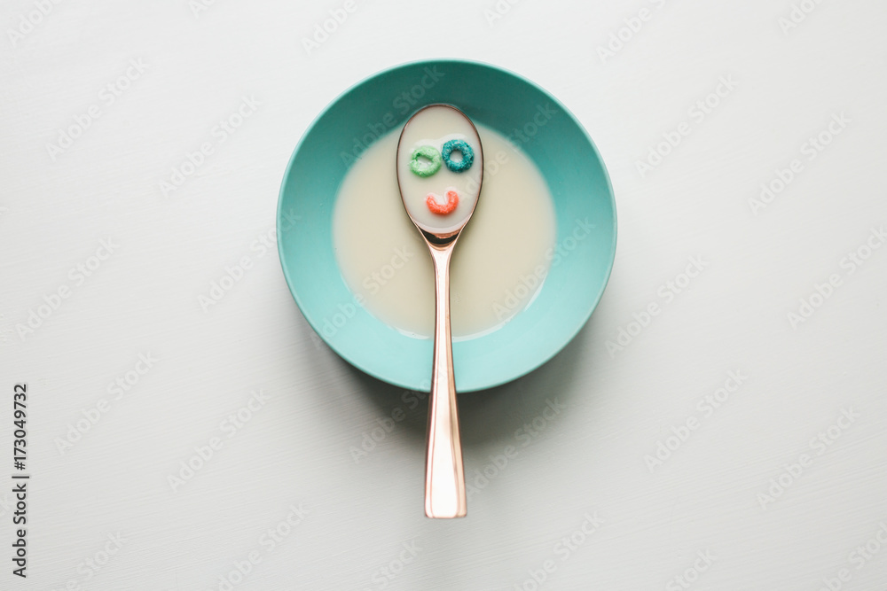 Cereal happy face