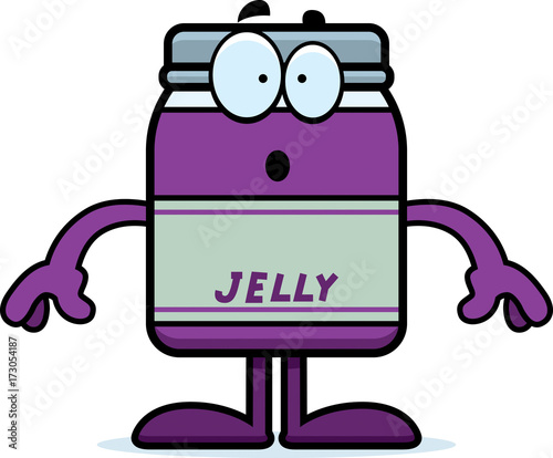 Surprised Cartoon Jelly Jar