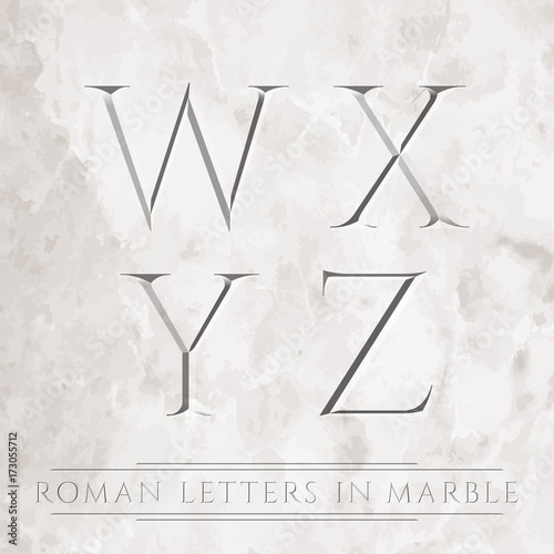 Roman letters