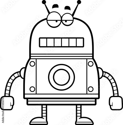 Unemotional Red Robot