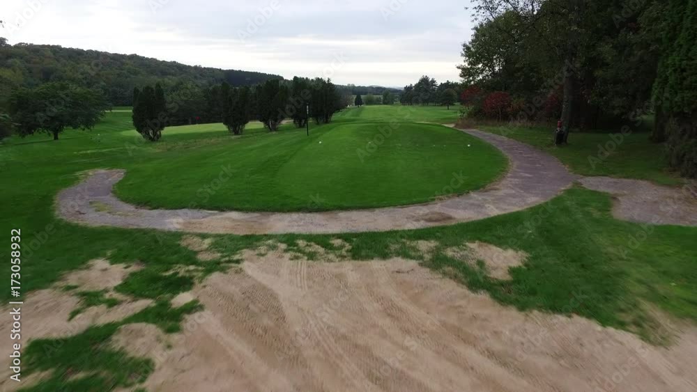 Vast golf course in Eau Claire, aerial Vast golf course in Eau Claire, aerial
