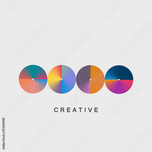 Circle Mesh Design / Abstract Background