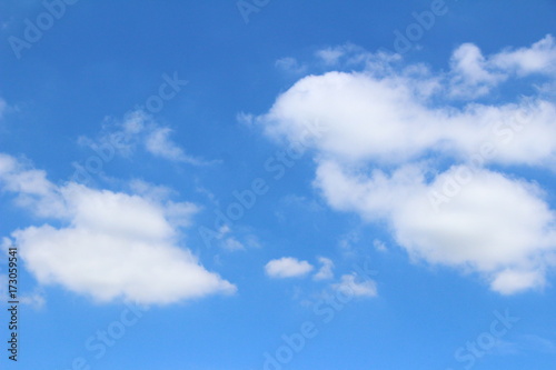 Sky with clouds background texture in nature