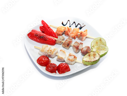 Kebab On Plate