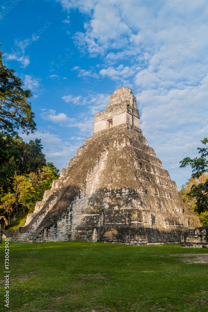 Temple I at the archaeological site Tikal, Guatemala Temple I at the archaeological site Tikal, Guatemala