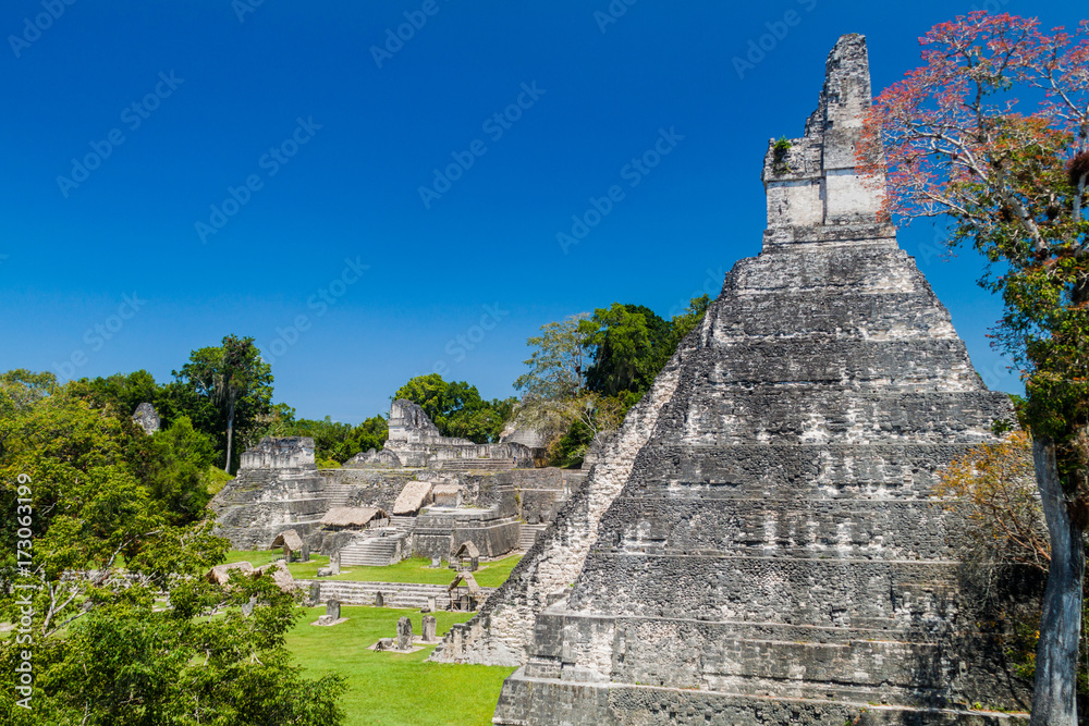 Temple I at the archaeological site Tikal, Guatemala Temple I at the archaeological site Tikal, Guatemala