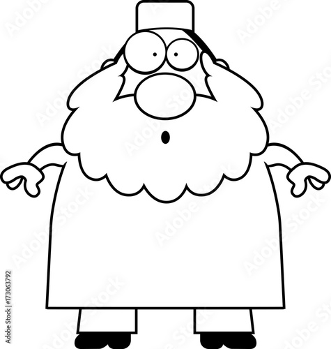 Surprised Cartoon Muslim