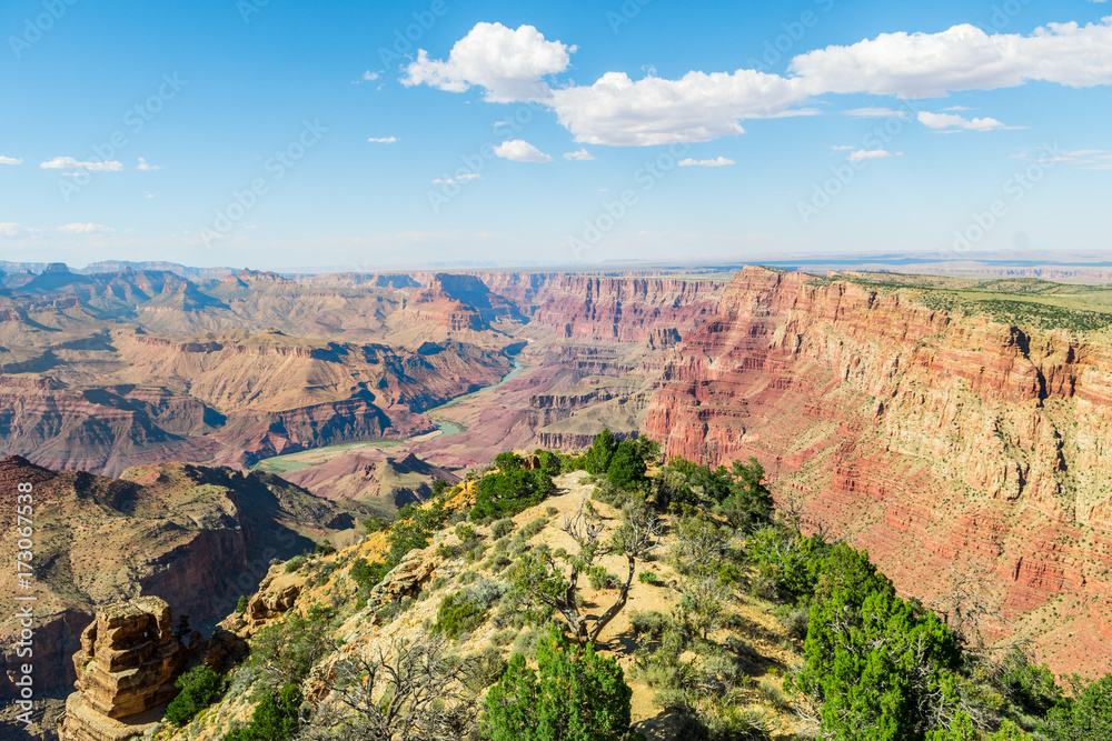 panoramic view of grand canyon national park, arizona