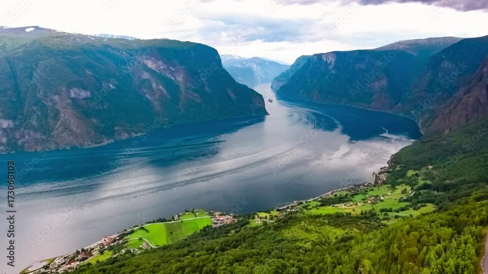 Stegastein Lookout Beautiful Nature Norway. Stegastein Lookout Beautiful Nature Norway.