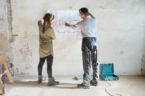 Couple renovate their apartment photo