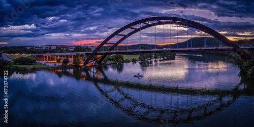 Pennybacker Bridge in Austin, Texas photo