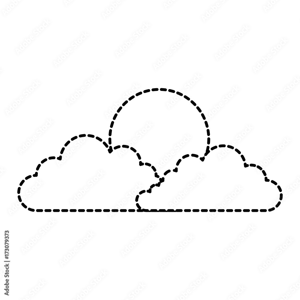 cloud sky isolated icon cloud sky isolated icon
