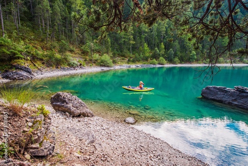 Inflatable Kayak Tour with Dog