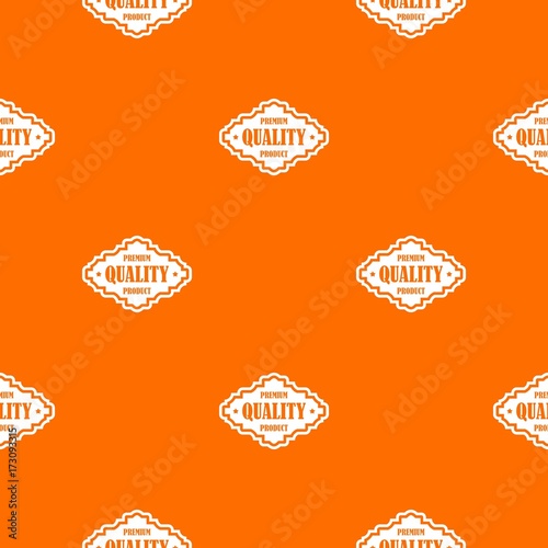 Premium quality product label pattern seamless