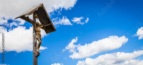 Traditional Crufix in Dolomiti Region - Italy photo