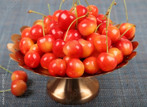 Sweet cherries. photo