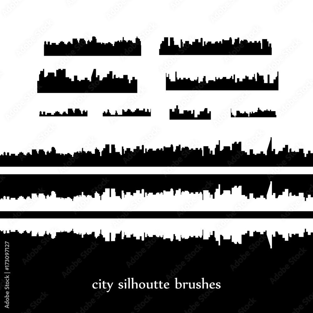 Skylines. Vector city illustration