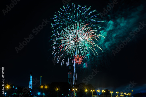 Saturn V Fireworks