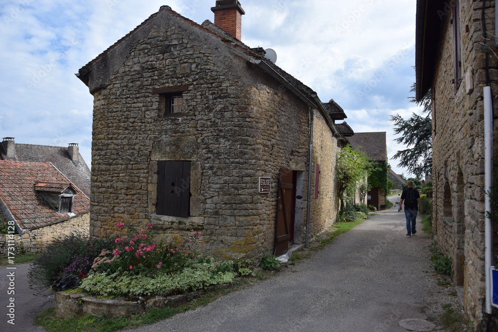 Fototapeta premium Village de Châteauneuf