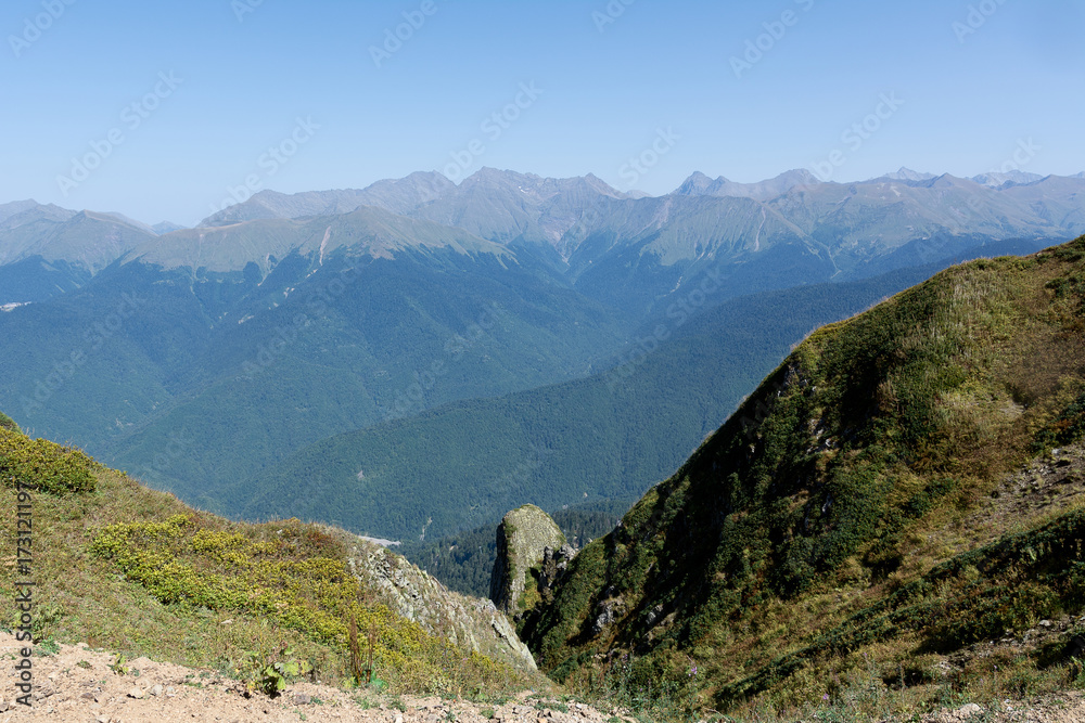 Mountains in Roza Khutor