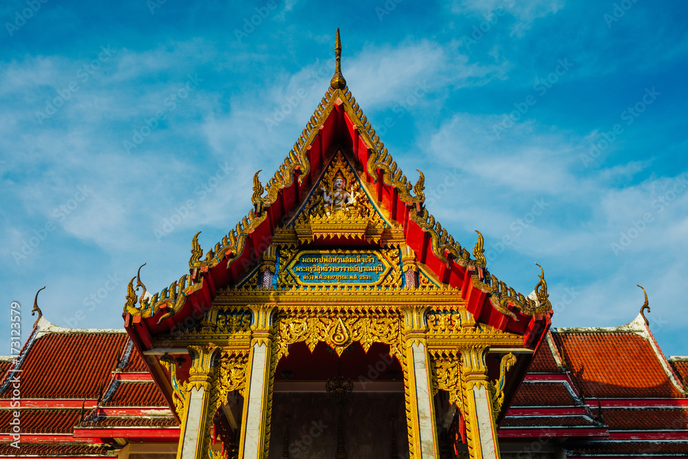 Naklejka premium Wat Chalong is the main temple of Phuket