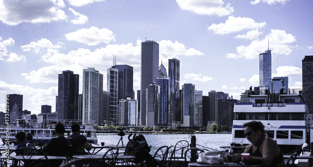 Obraz premium Chicago Skyline