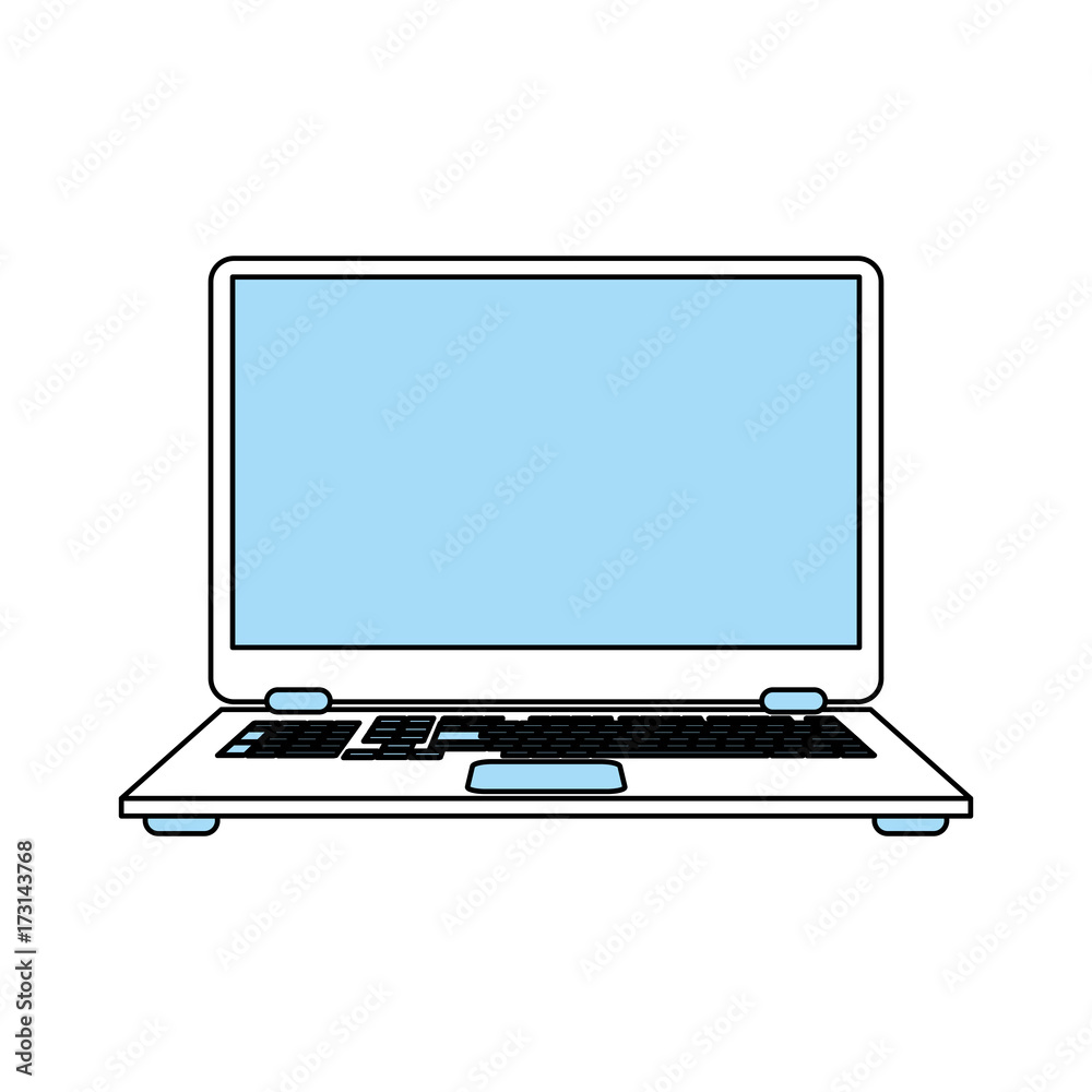laptop with blank screen icon image vector illustration design laptop with blank screen icon image vector illustration design