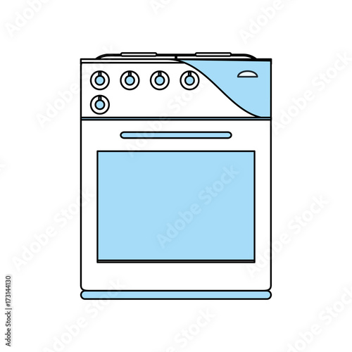 oven stove kitchenware icon image vector illustration design
