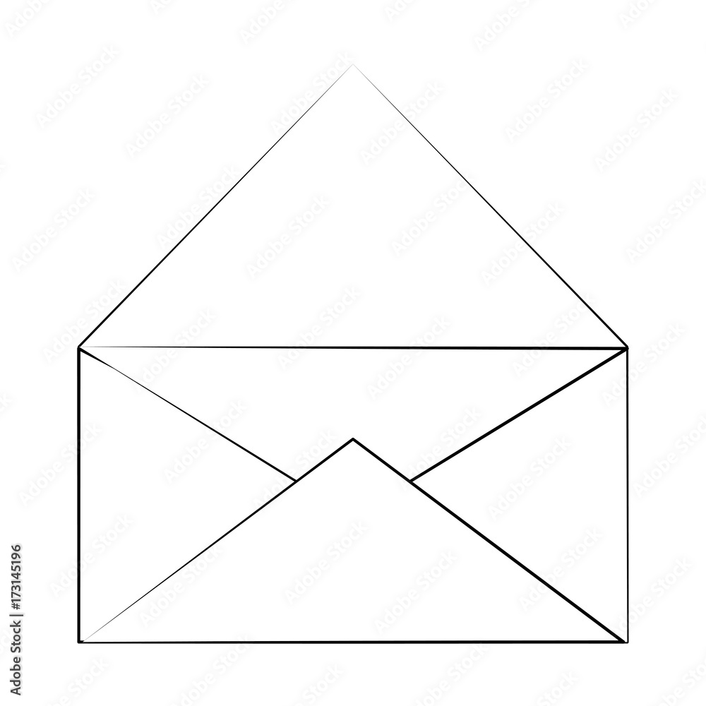 open envelope icon image vector illustration design open envelope icon image vector illustration design