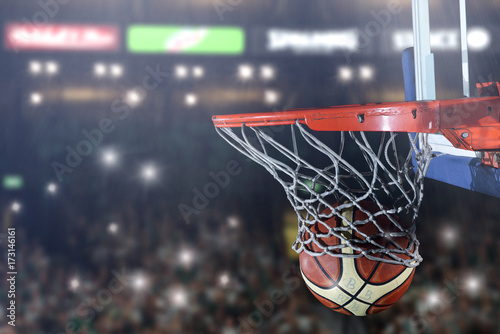 basketball ball and net © .shock
