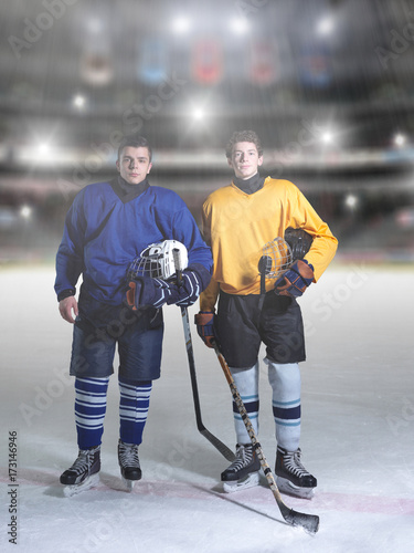 Canvas Print ice hockey sport players