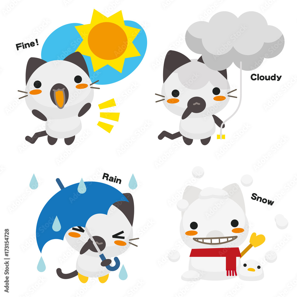 ネコとーく。シャム猫+天気予報 ネコとーく。シャム猫+天気予報