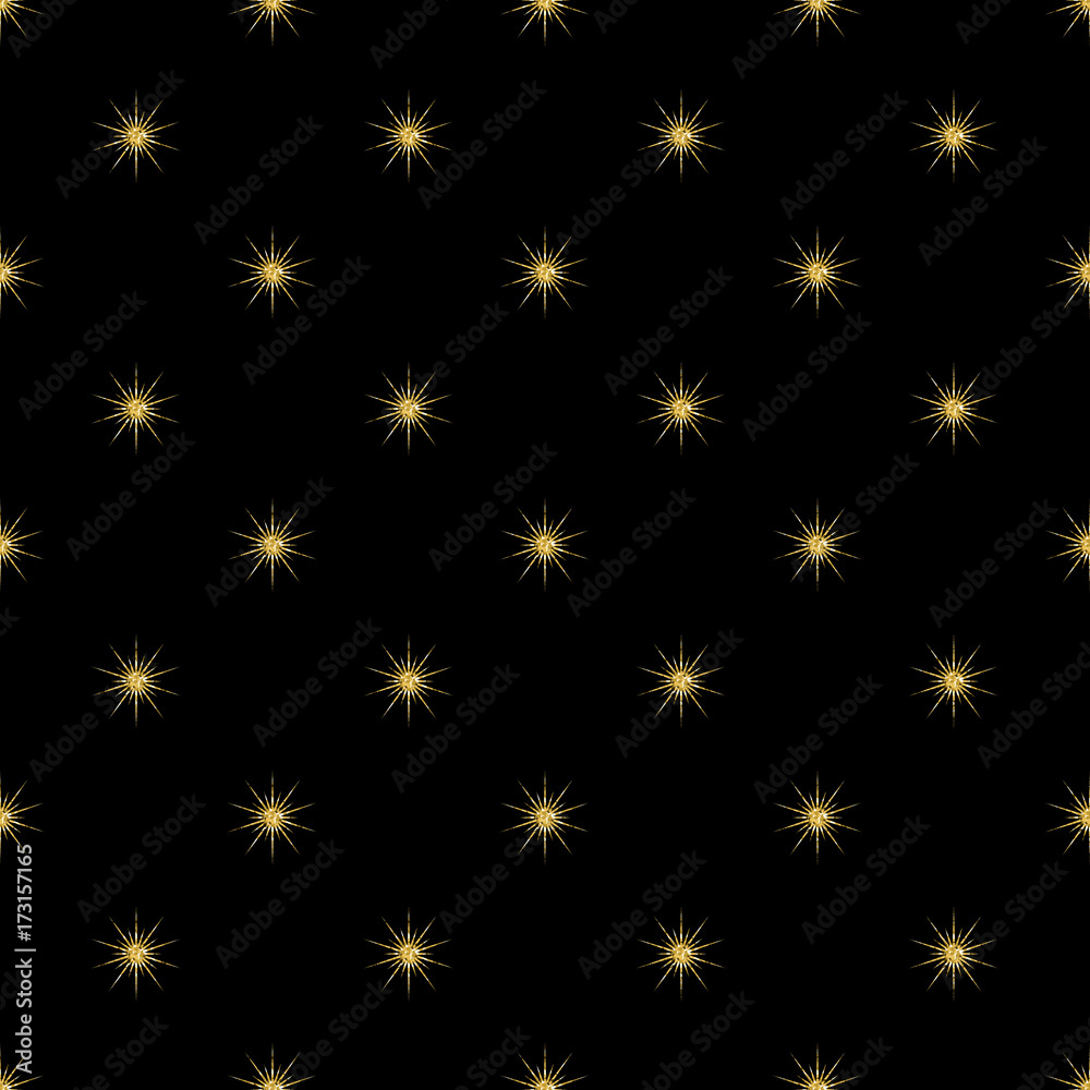 seamless gold glitter star pattern on black background seamless gold glitter star pattern on black background