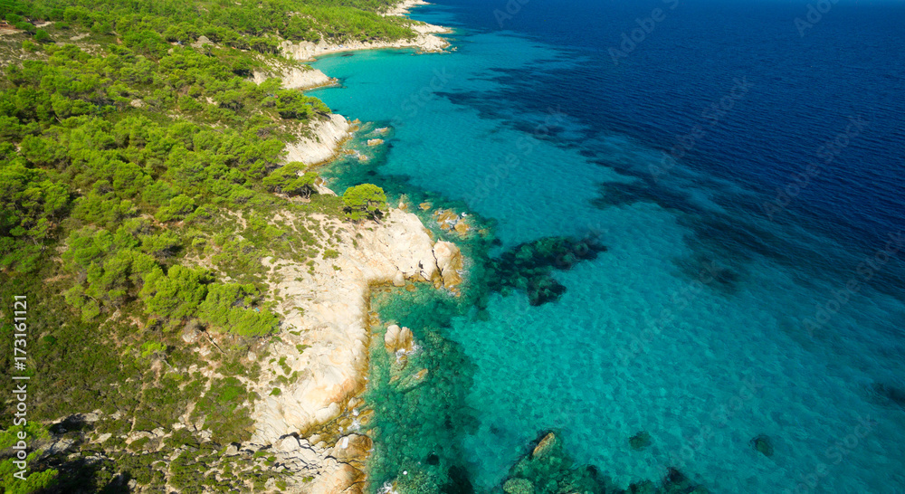 Sea shore under clear sky Sea shore under clear sky