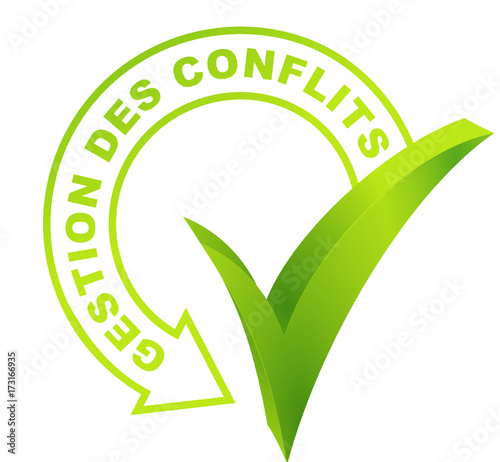 gestion des conflits sur symbole validé vert