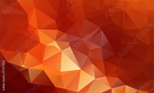 low poly geometric background consisting of triangles of different sizes and colors