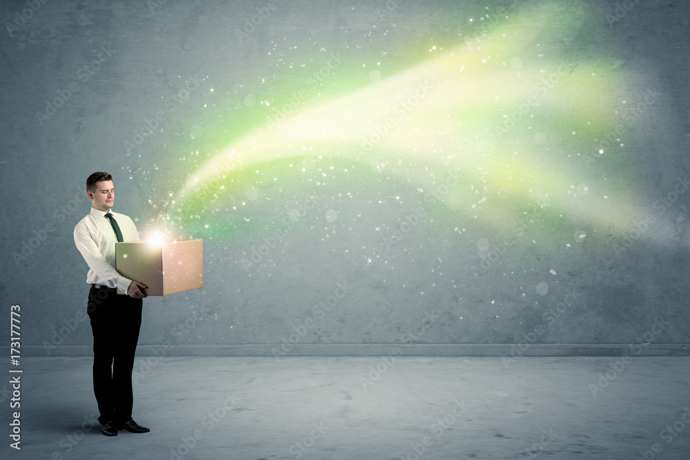 Light escapig paper box