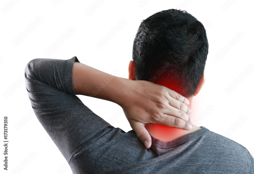 young man Feeling suffering Lower back pain Pain relief concept young man Feeling suffering Lower back pain Pain relief concept
