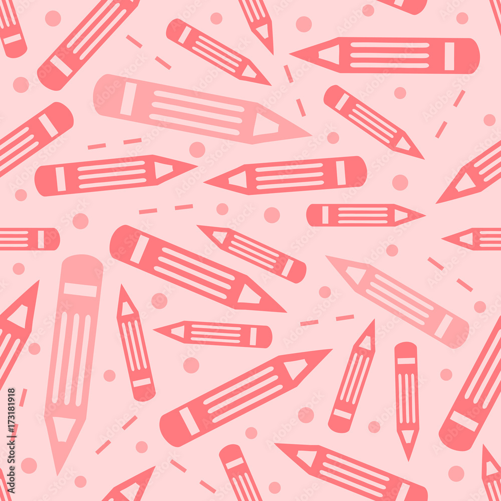 seamless monochrome pencil with dot and line pattern background seamless monochrome pencil with dot and line pattern background