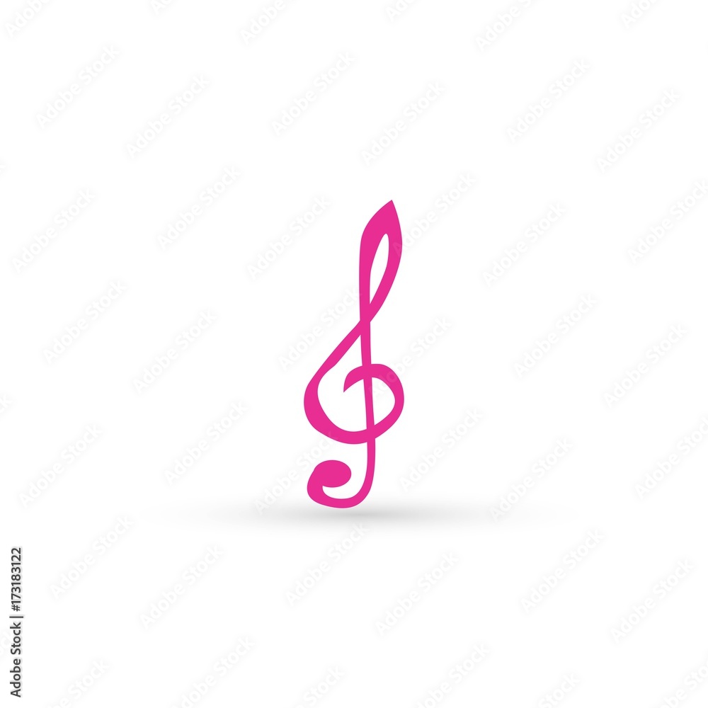 Fototapeta premium Vector music Icon.