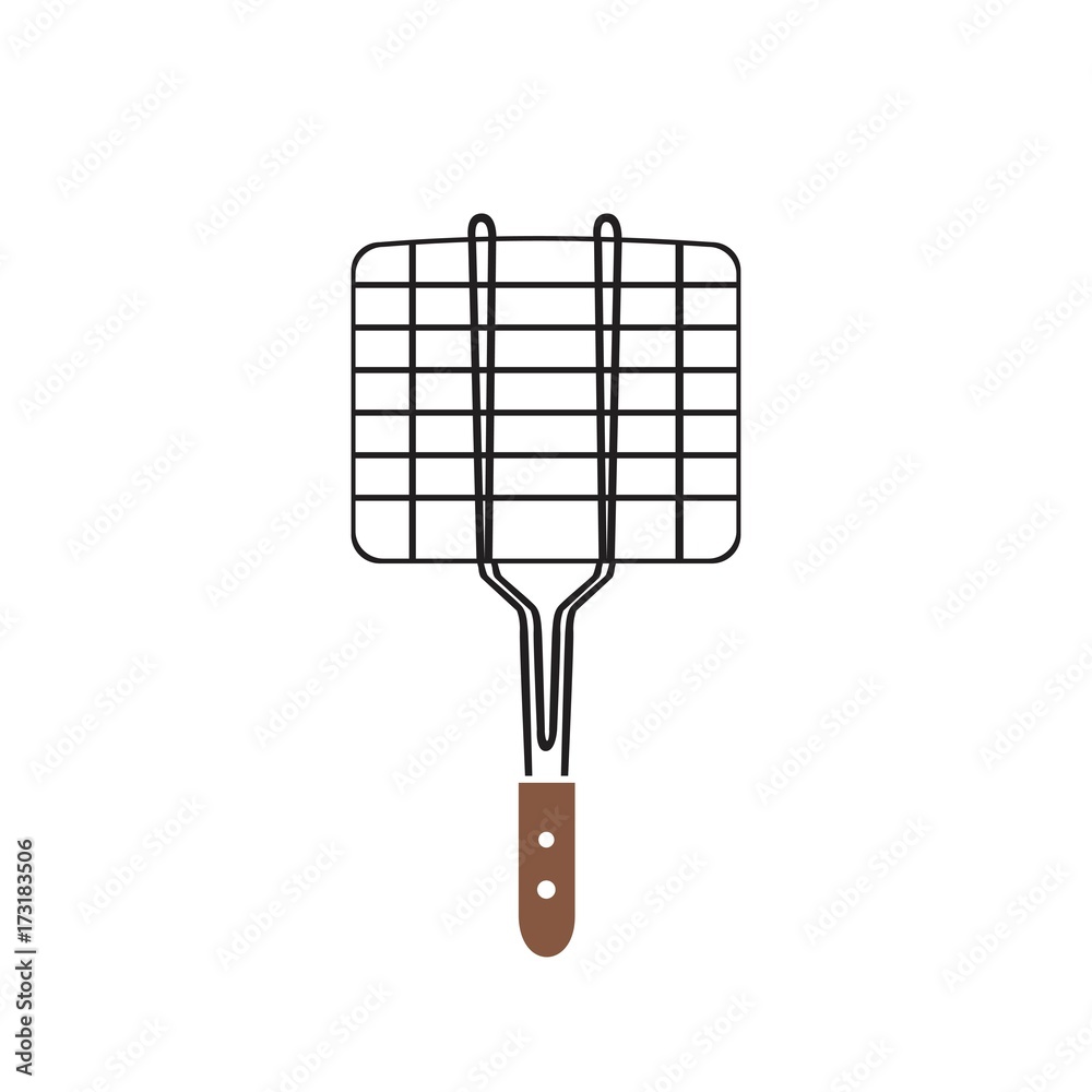 bbq icon vector, flat design best vector icon bbq icon vector, flat design best vector icon